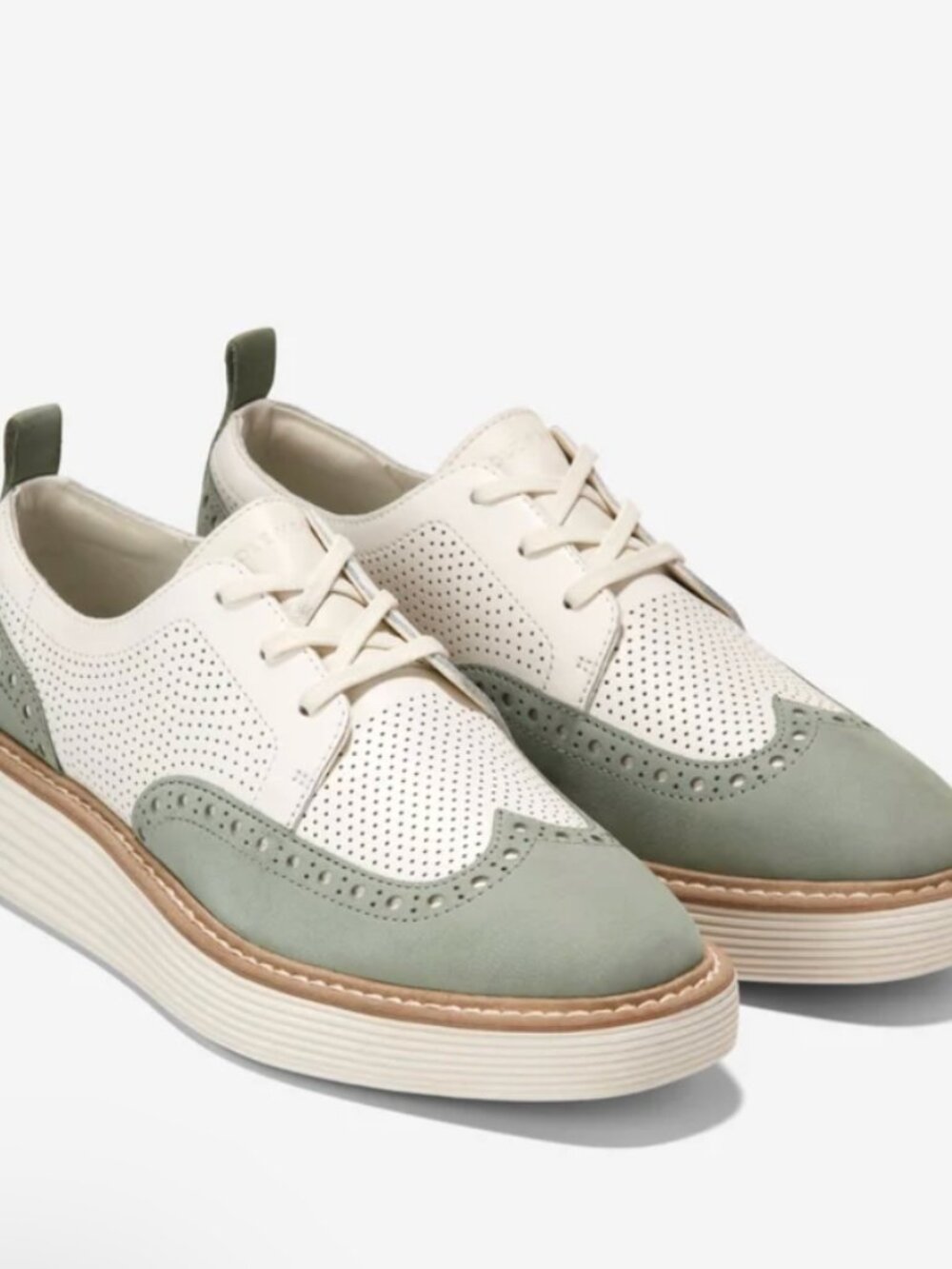 Women's ØriginalGrand Platform Wingtip Oxfords Lilly Pad Size 8 NWT SOLD OUT!
